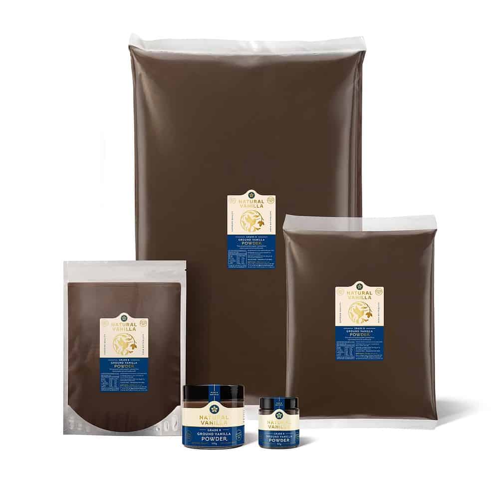 Natural Vanilla - Ground Vanilla Powder Grade B Range