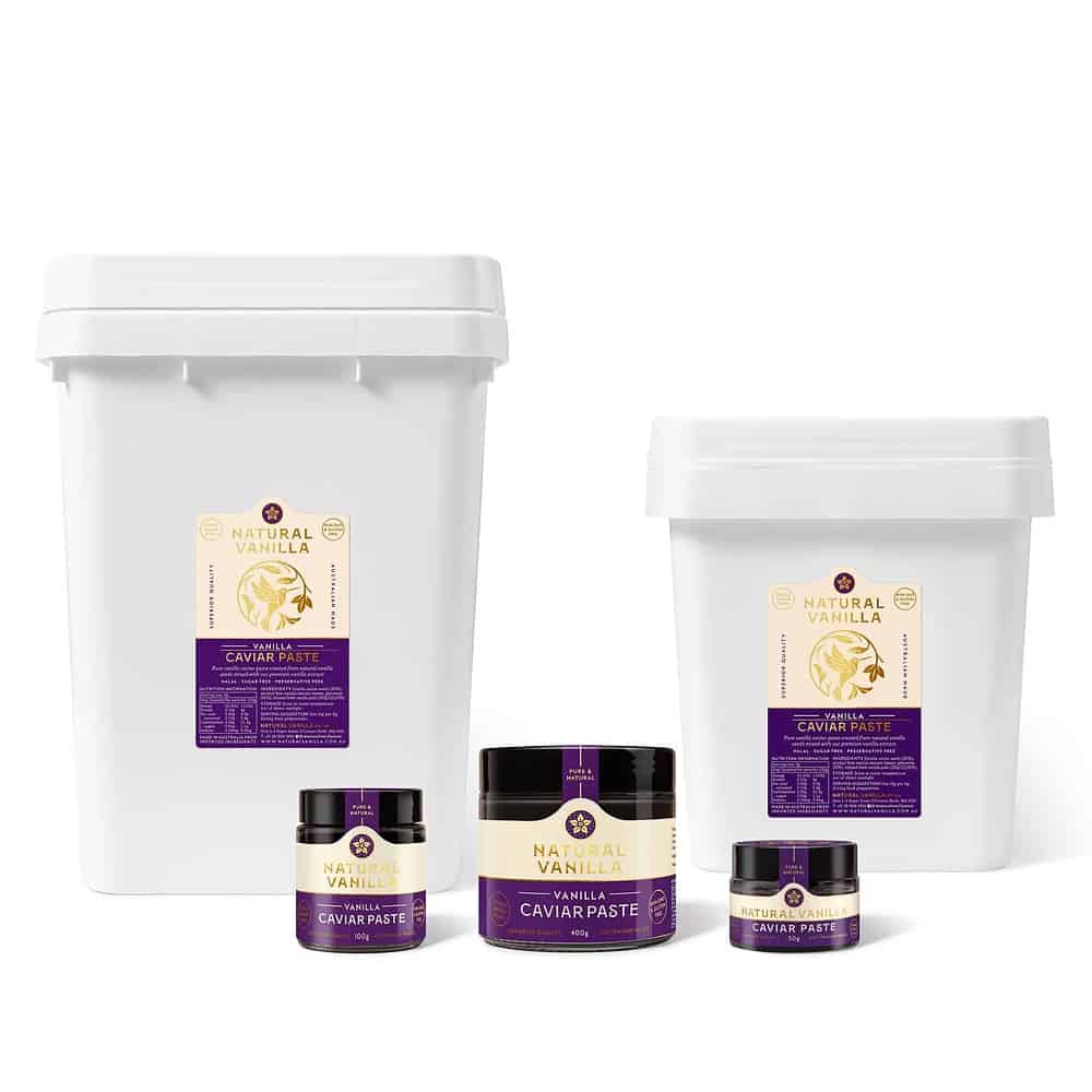 Natural Vanilla - Vanilla Seed Caviar Paste Range